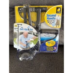 Get Up & Go Cane, Adjustable, Folds and Self Standing, New